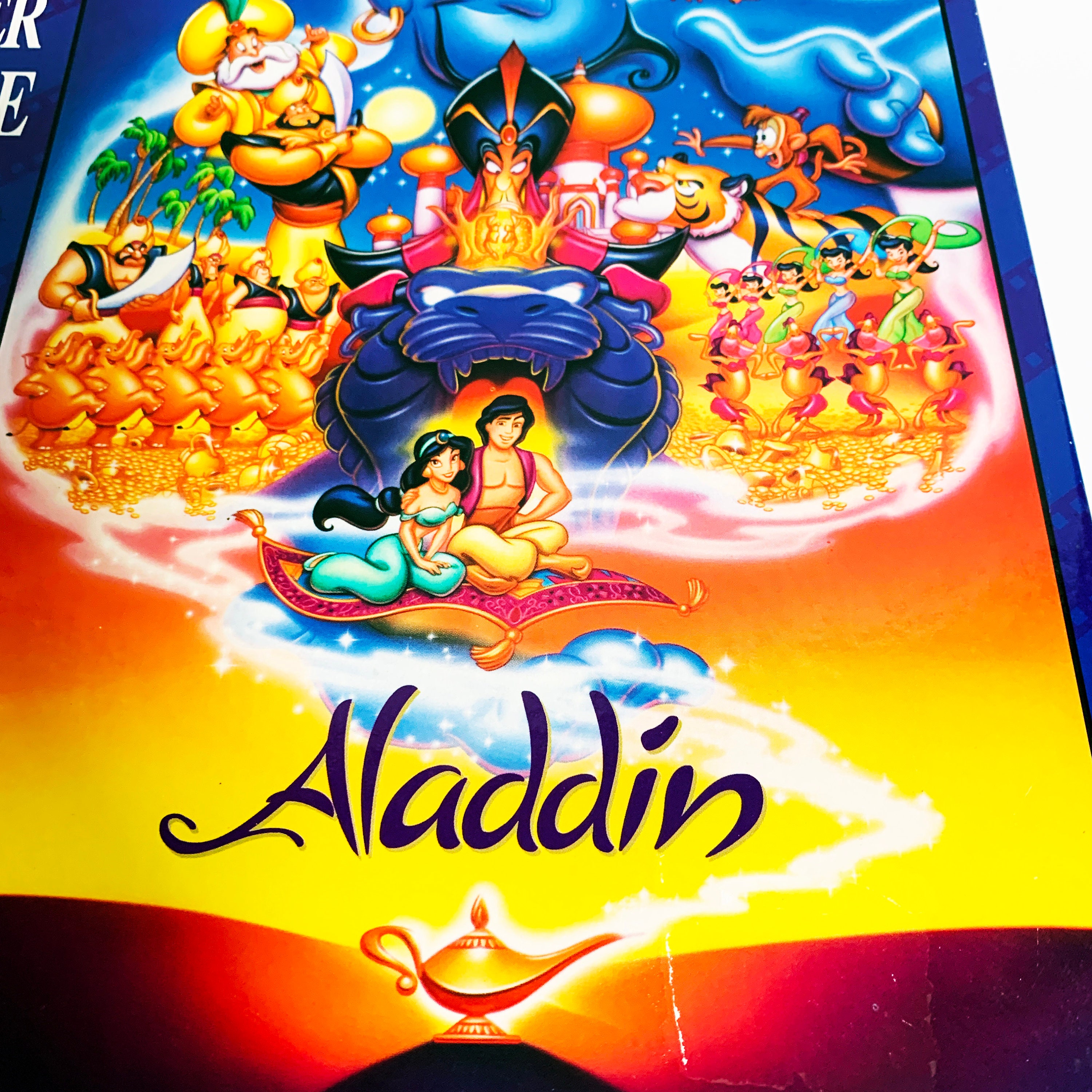 1998年製　Disney Art Classics限定版 Vintage Disney Aladdin 2x3 Movie Poster Puzzle 300 Piece Puzzle