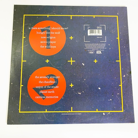 Vintage Duran Duran Arena LP Record Vinyl 12