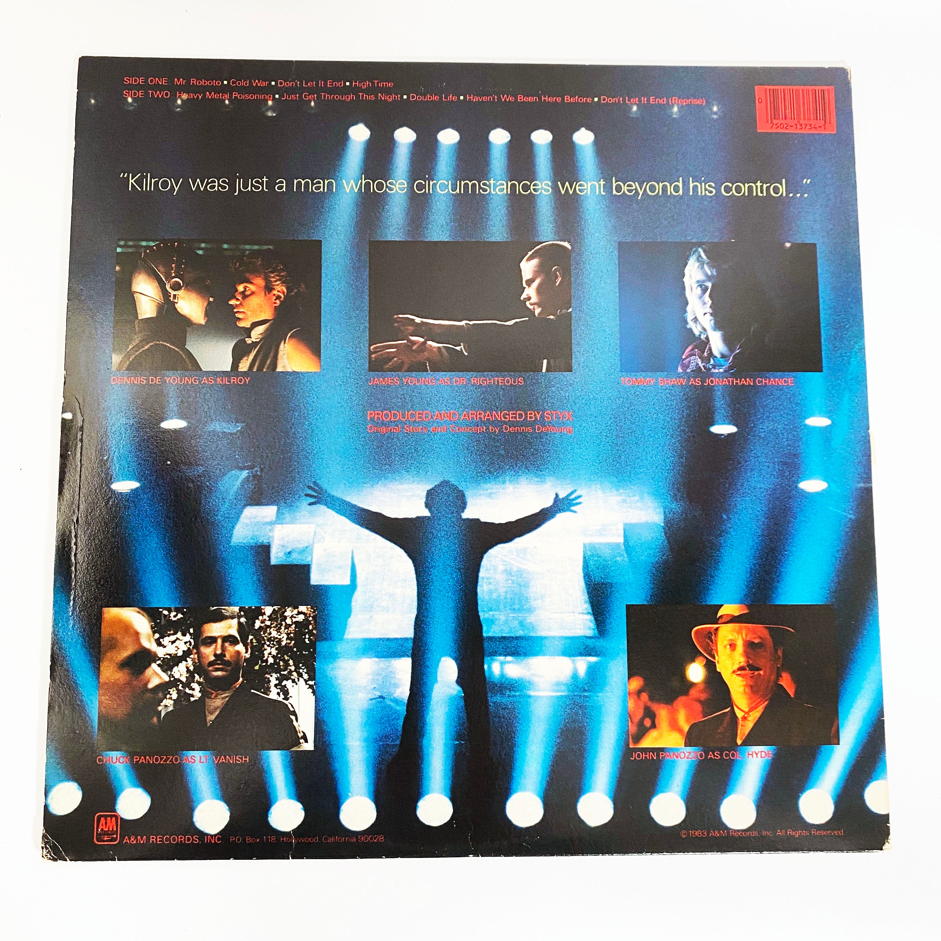 Vintage Styx Kilroy Was Here Lp Album Vinyl Original Record