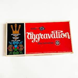 Vintage 1972 Aggravation Deluxe Edition Board Game 100% Complete 1970s Toy Games