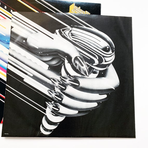 Vintage Judas Priest Turbo Album Vinyl LP Record Original