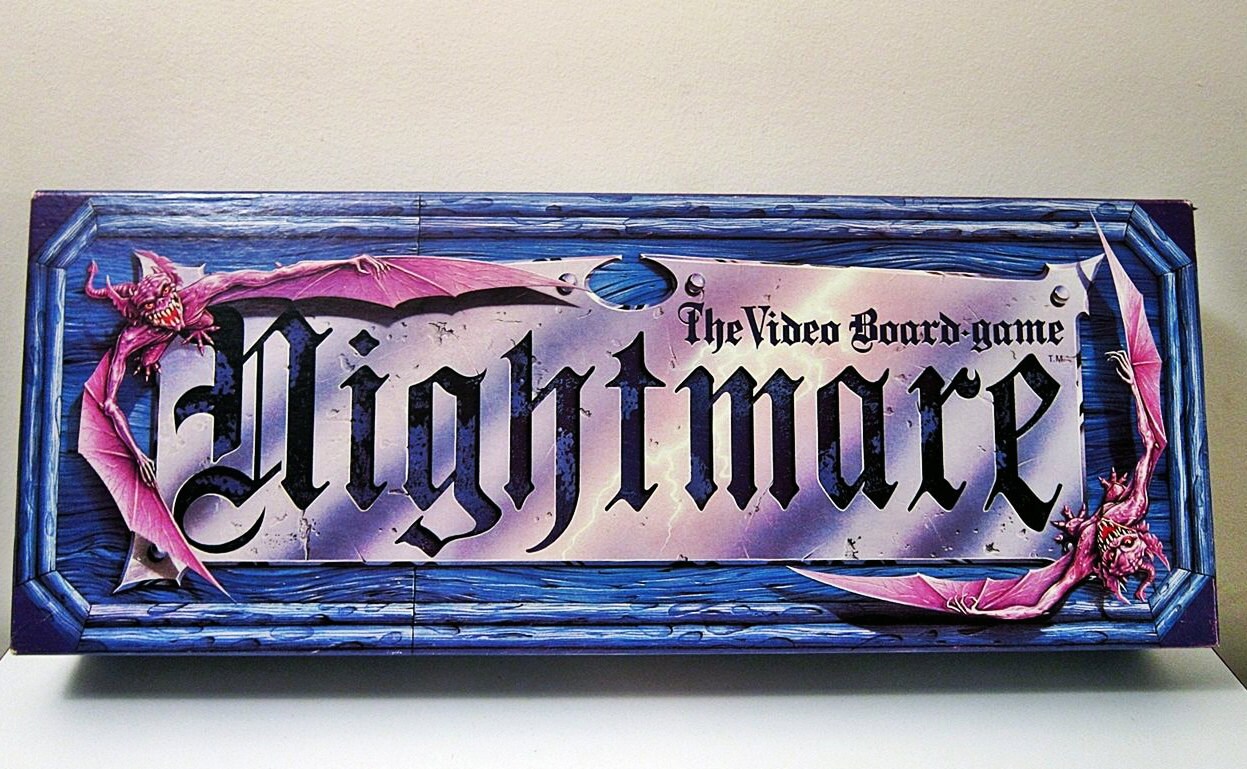 Nightmare the Video Board Game Complete VHS Vintage Nightmare the Video Board Game Complete VHS Vintage