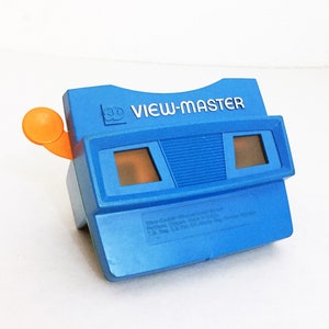 Vintage 1980s View Master 3D Toy in Blue Viewmaster View Master