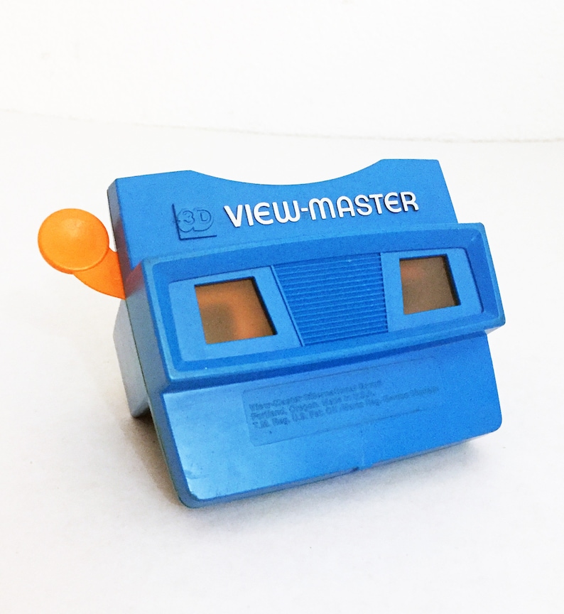 View Master Type Toy Vintage 1980s View Master 3D Toy in Blue Viewmaster View Master - Etsy
