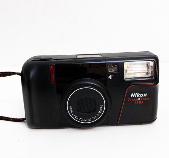 Vintage Nikon Zoom Touch 400 Af Point Shoot 35mm Film Camera Etsy