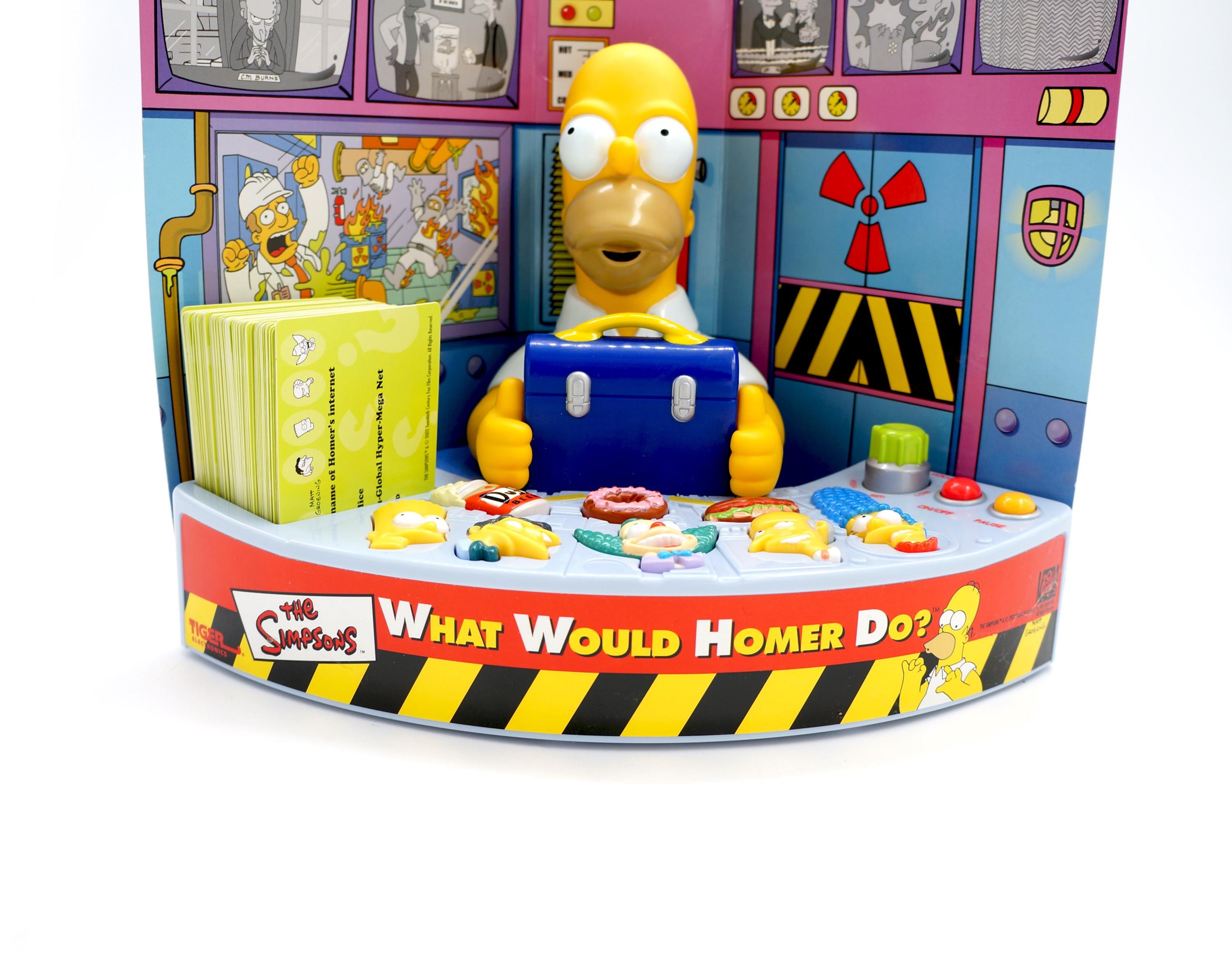 Vintage 2002 Simpsons Tiger Electronics What Would Homer Do