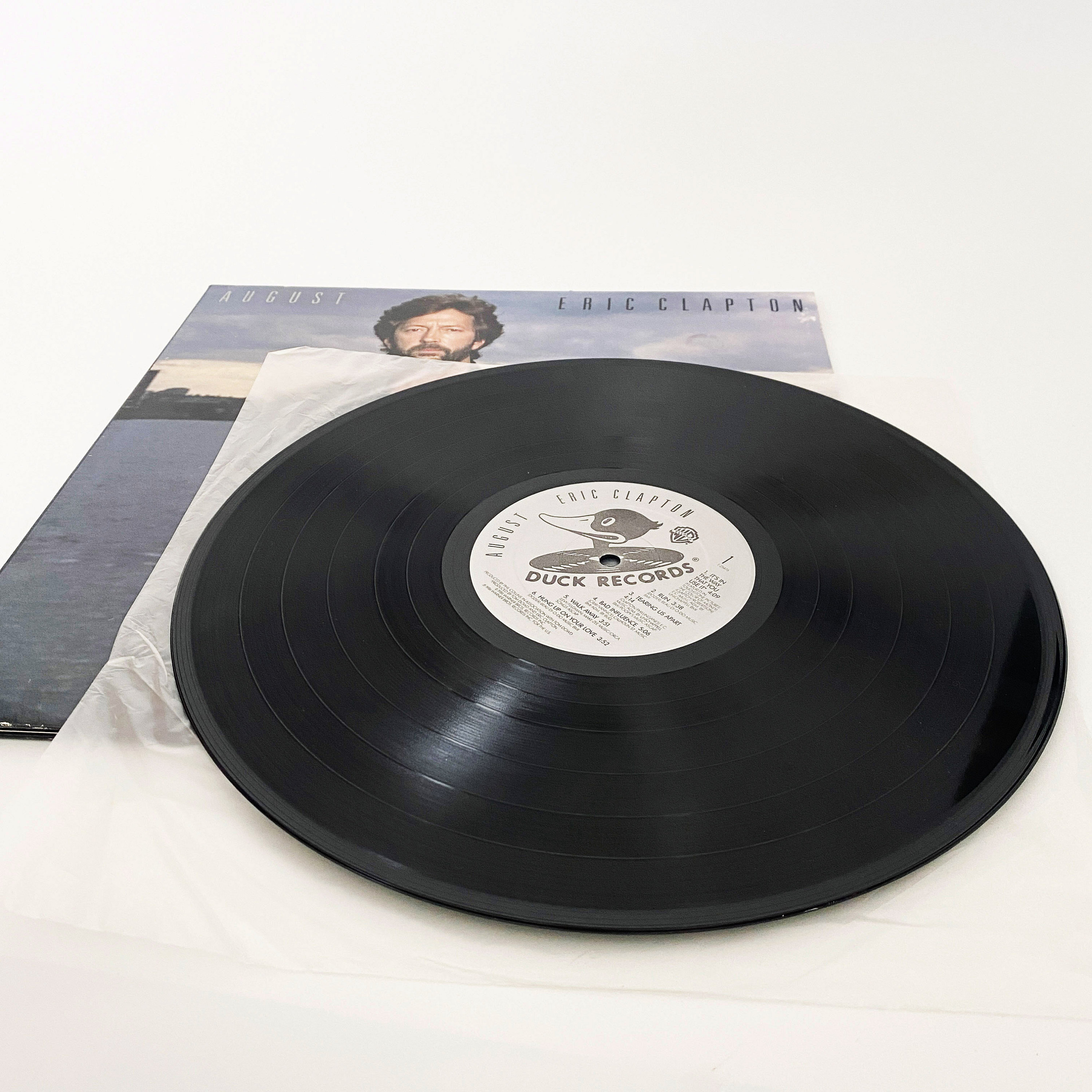 Vintage Original Eric Clapton August Record Album Vinyl 12