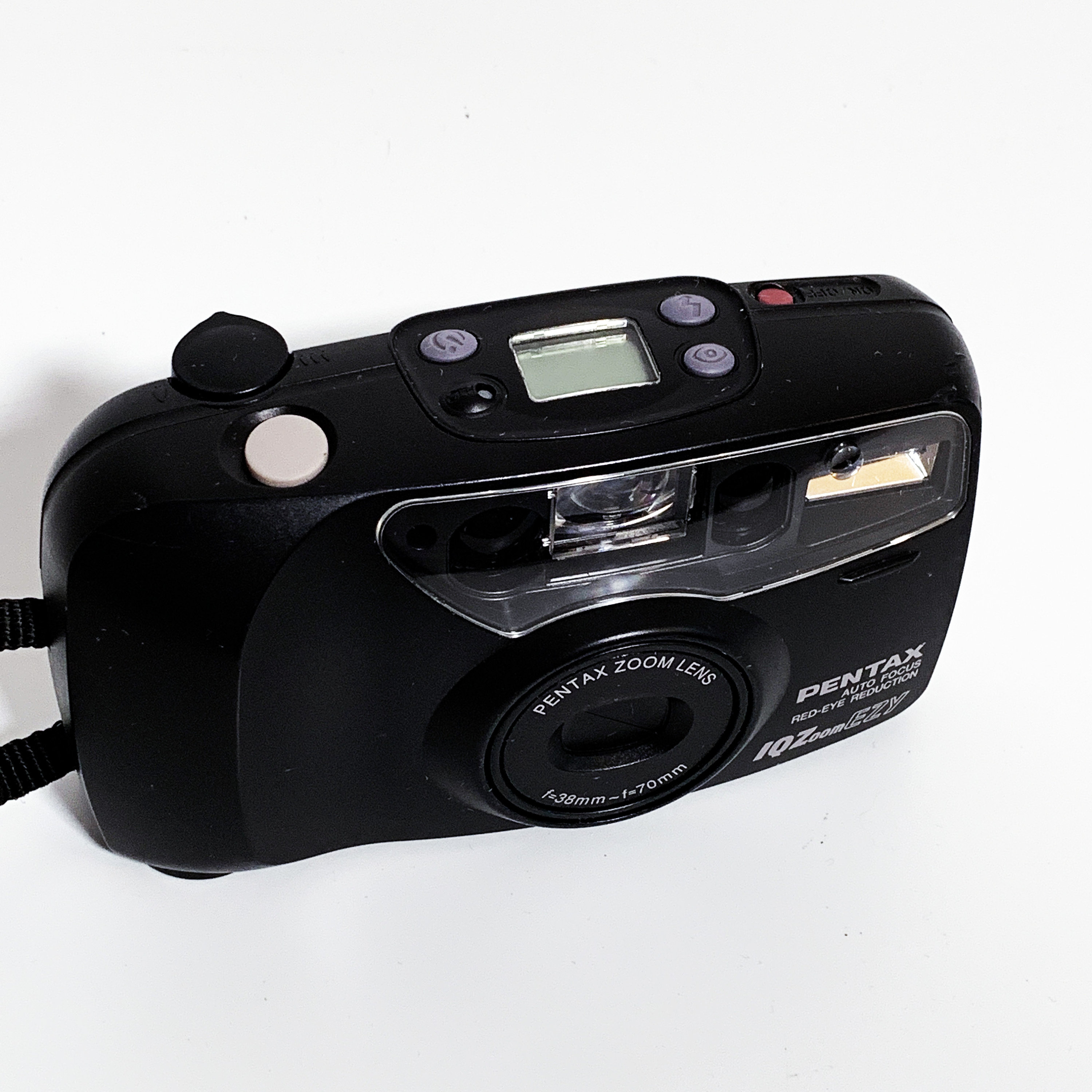 Vintage Pentax IQ Zoom EZY Camera 35mm Film Point and Shoot Camera