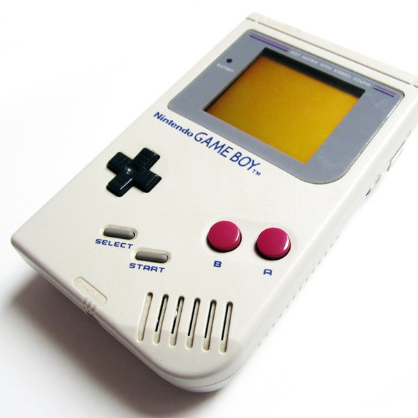 Vintage Original Nintendo Gameboy Working Game Boy 1989 Gray 1980s Video Game Handheld DMG-01