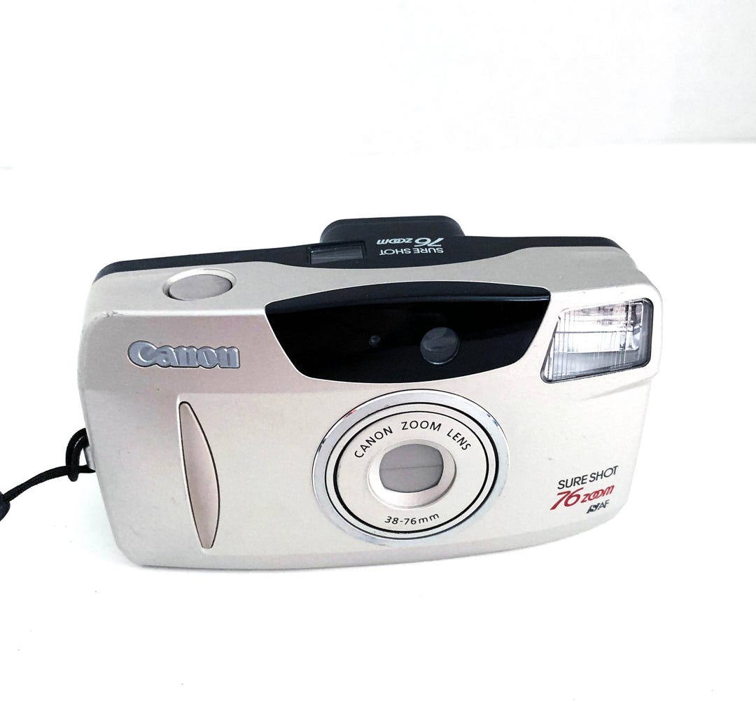 Vintage Canon Sure Shot 76 Zoom Camera, Tested - Etsy