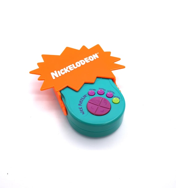 Vintage 1995 Viacom Nickelodeon Nick Puzzler Electronic Handheld