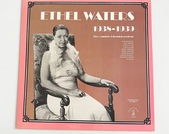 Vintage Ethel Waters 1938 1939 Foremothers Volume 6 Vinyl LP Album Record 1986 Pressing Jazz  Rosetta Records RR 1314