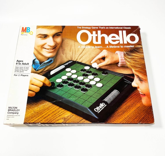 Vintage Othello Milton Bradley 1986 100% Complete Classic Game Toy