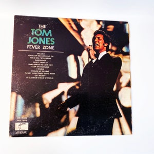 Vintage Tom Jones Fever Zone Vinyl LP Album Record 1960s 1968 60s Lounge Vegas Pop