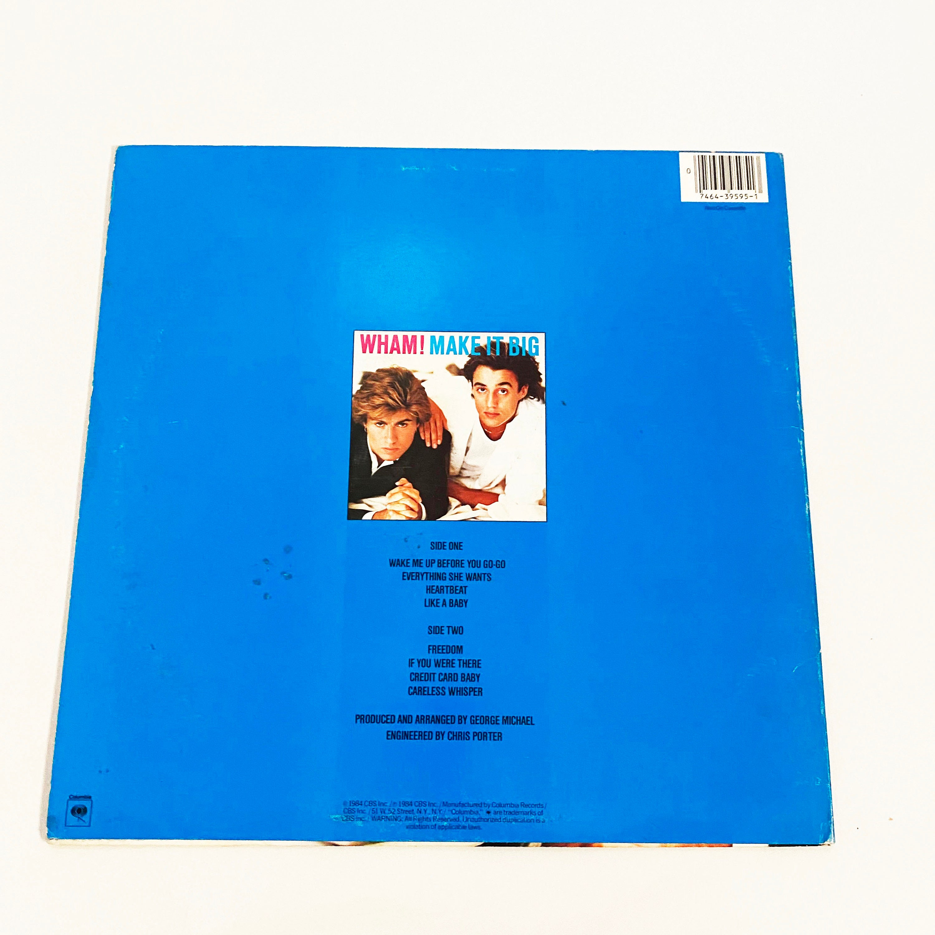 Vintage Wham Make It Big George Michael Faith LP Record Vintage Wham Make It Big George Michael Faith LP Record