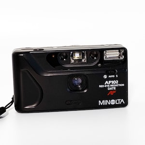 Minolta Freedom Memory AF 102 Date 35mm Film Camera Point and Click Camera 35mm Film Tested Works AF102