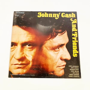 Vintage Johnny Cash Johnny Cash And Friends Album Vinyl LP Record 12&quot; Original 1972