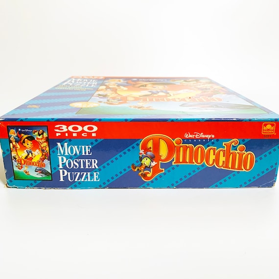 Vintage Disney Pinocchio 2x3 Movie Poster Puzzle 300 Piece Puzzle