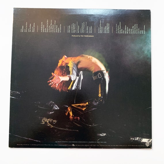 Vintage Van Halen Self Titled Vinyl Record LP 1978 Album 12 70s Rock  Runnin' with the Devil 1970s