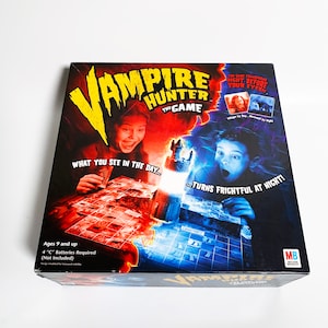 Vintage Vampire Hunter Board Game Complete Milton Bradley Toy Toys Game Night Halloween Board Games