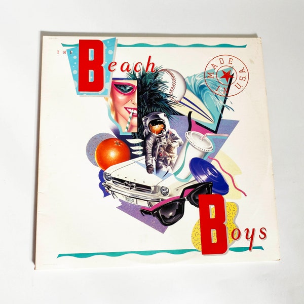 Vintage Beach Boys Made in USA LP Vinyl Album Record 12" Album 1980s 1986 Greatest Hits Best of