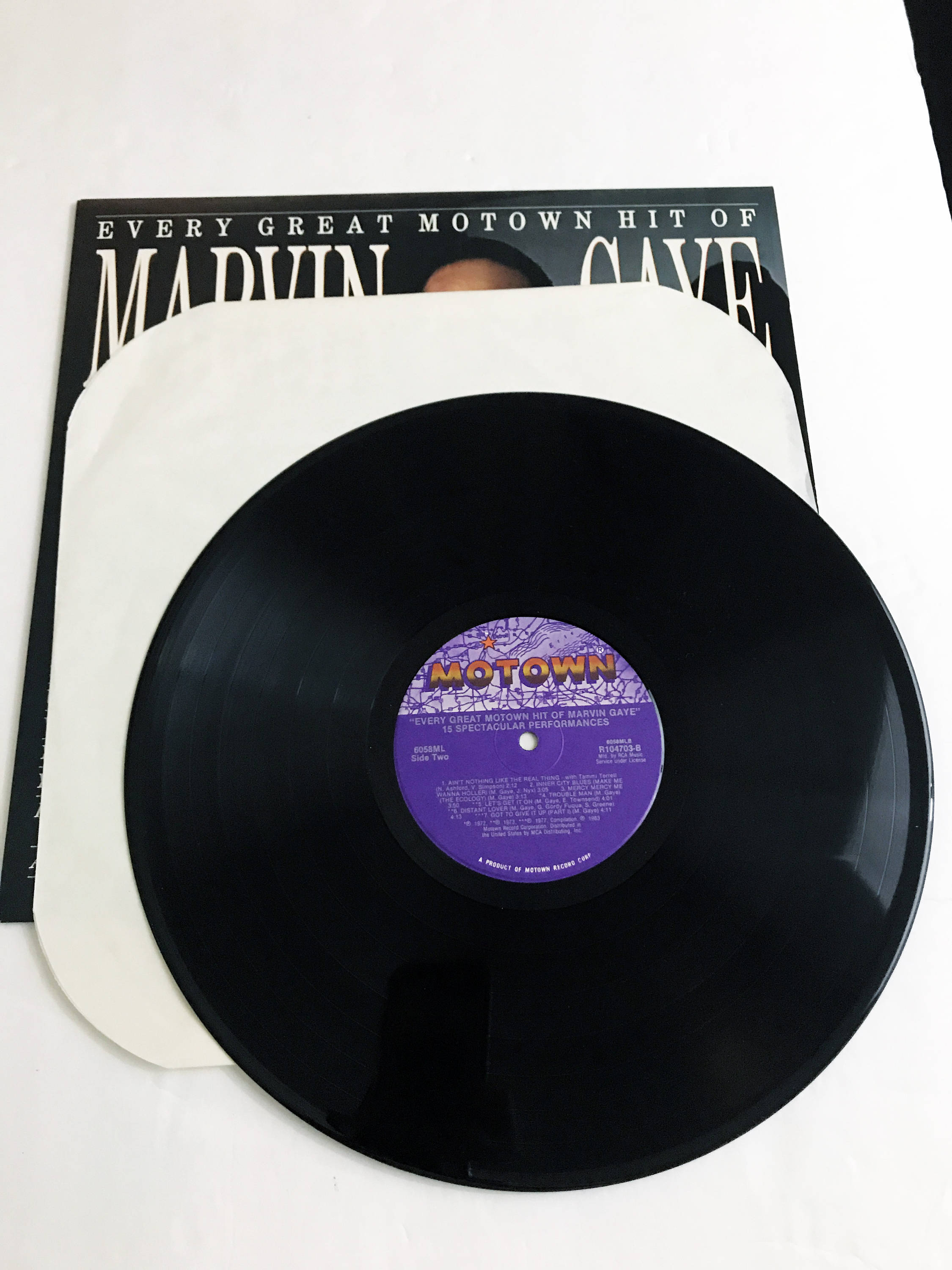 Vintage Every Great Motown Hit Marvin Gaye LP Album Record