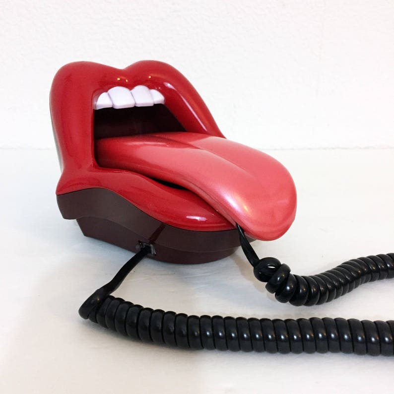 Vintage Novelty Mouth Phone 1990s Working Telephone Rolling Etsy