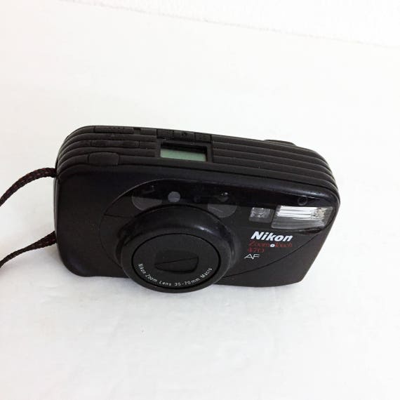 Vintage Nikon Zoom Touch 470 Af 35mm Point Shoot Film Camera Etsy