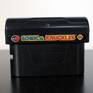 Sonic And Knuckles Sega Genesis Cartridge: Retro 1990s Platformer, Lock-On Feature (Vintage, Collectible Game)