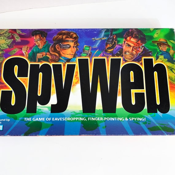 Vintage Spy Web Board Game 100% Complete Espionage 1997 90s - Etsy