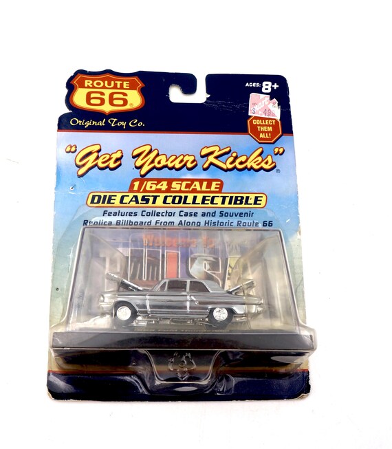Vintage Route 66 Get Your Kicks 1/64 Scale Die Cast Collectible