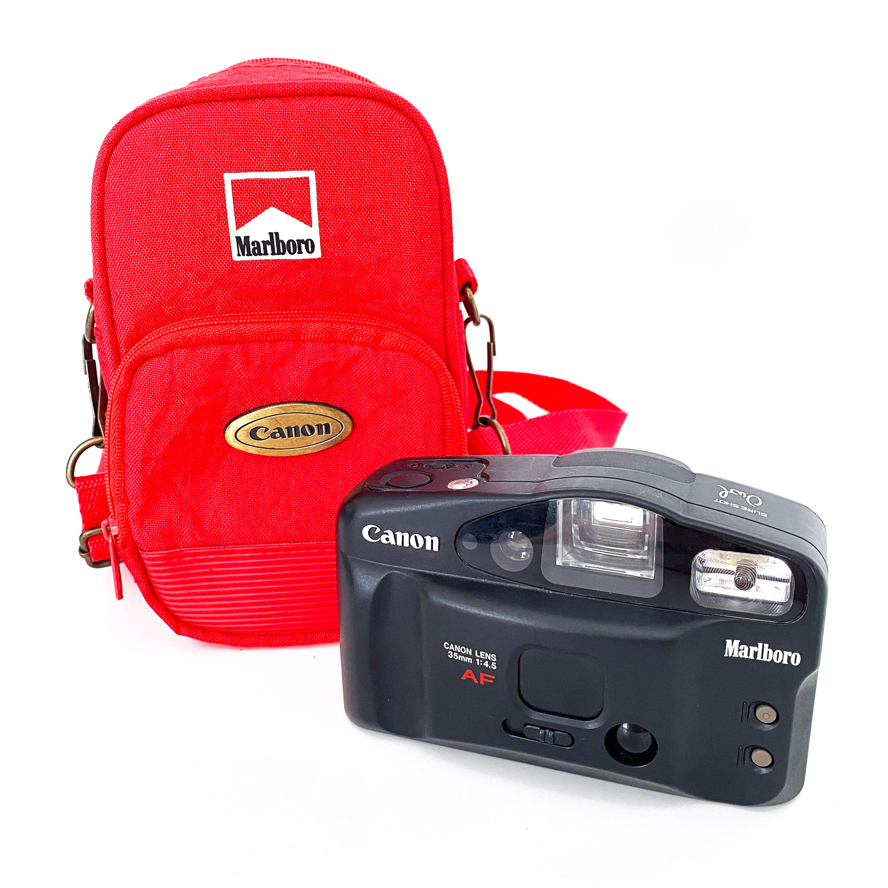 Canon Sure Shot Owl：35mm マルボロエディション Vintage Canon Sure Shot Owl Marlboro Tested Works Sureshot 35mm