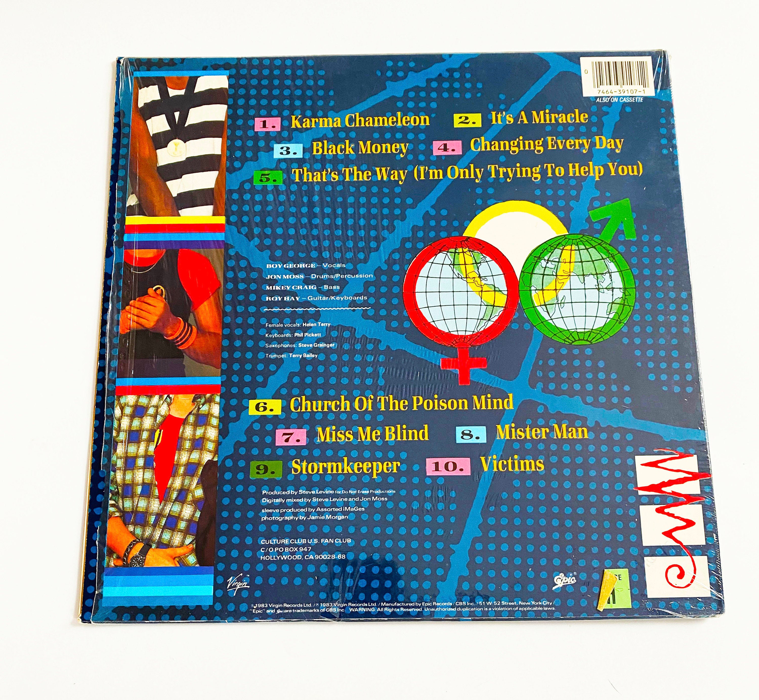 Colour by Numbers Culture Club Vinyl, 1983 80s Pop Album (original