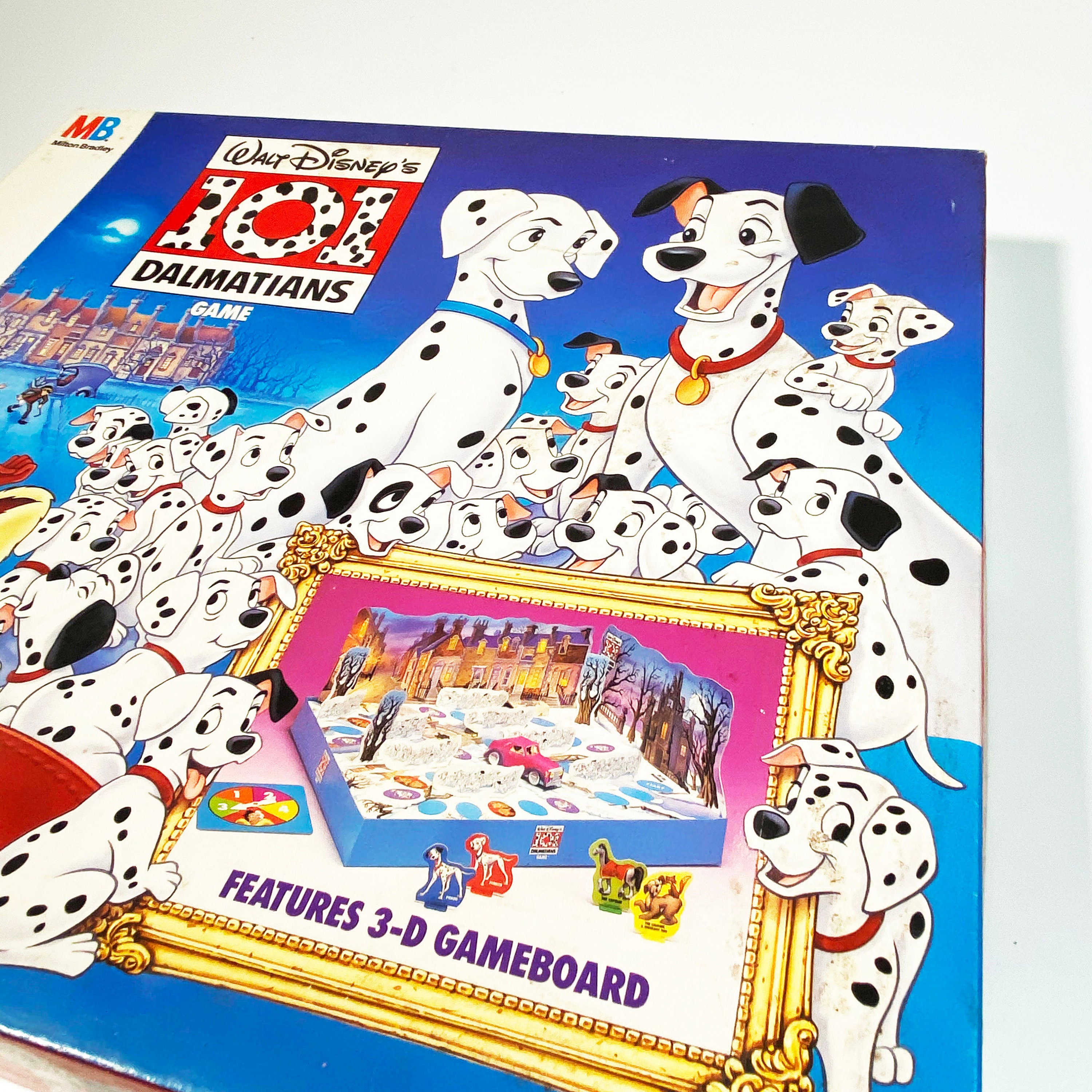 Vintage Disney 101 Dalmatians 3D Game Board Game 100% Complete 1991 1990s  90s Complete Mattel 