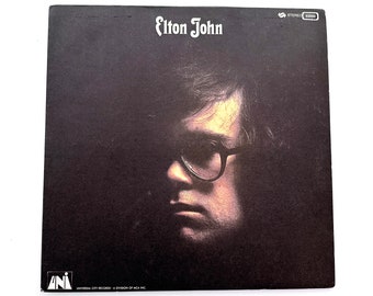 Vintage Elton John Autotitulado LP Disco Vinilo Álbum 12" 1970 70s Border Song
