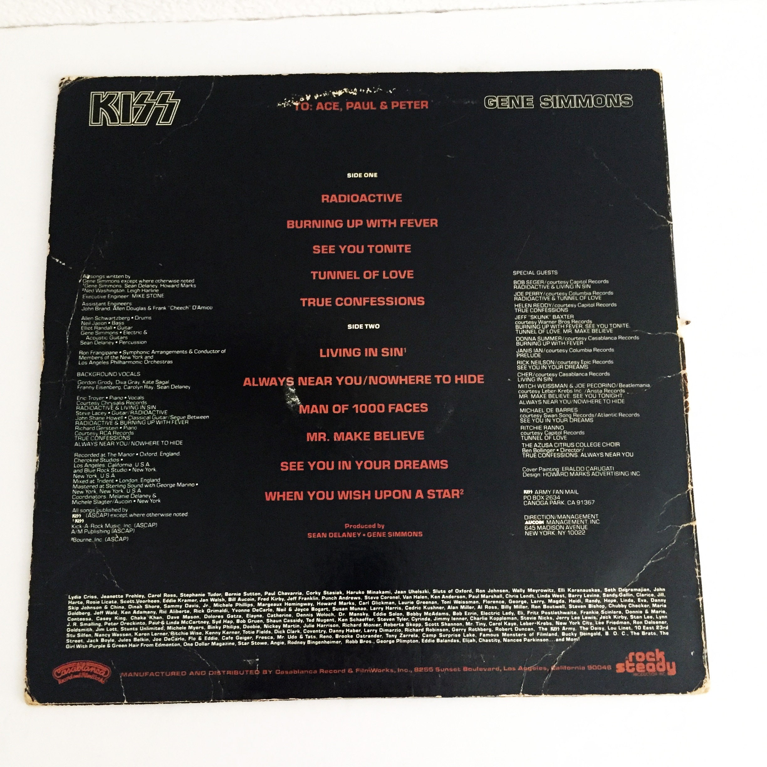 Kiss, Gene Simmons Vinyl, LP, Album - Etsy