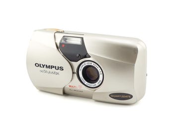 Film Camera Olympus Mju µ[mju] II Zoom 110 With Strap and Remote