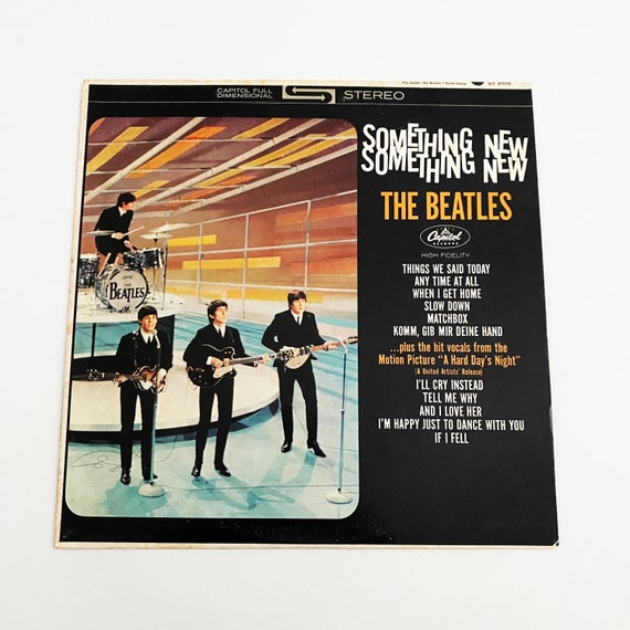 Vintage the Beatles Something New 12