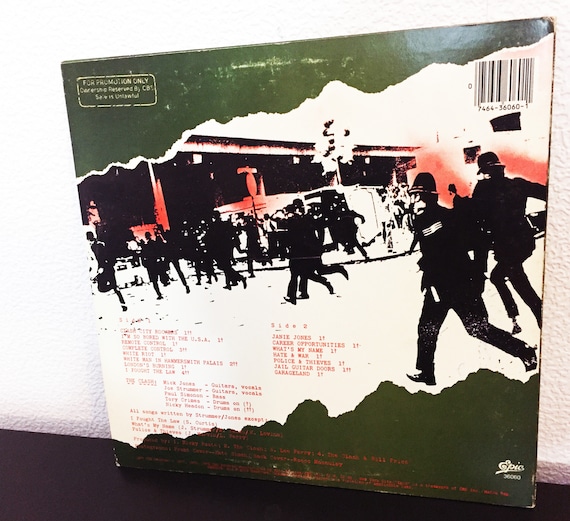 Vintage the Clash Self Titled First Album Vinyl Record LP 1977