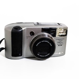 Minolta Freedom Zoom 140EX Panorama Date Film Point and Click Camera 38 to 140mm Zoom Lens Tested Works 35mm Film Panoramic