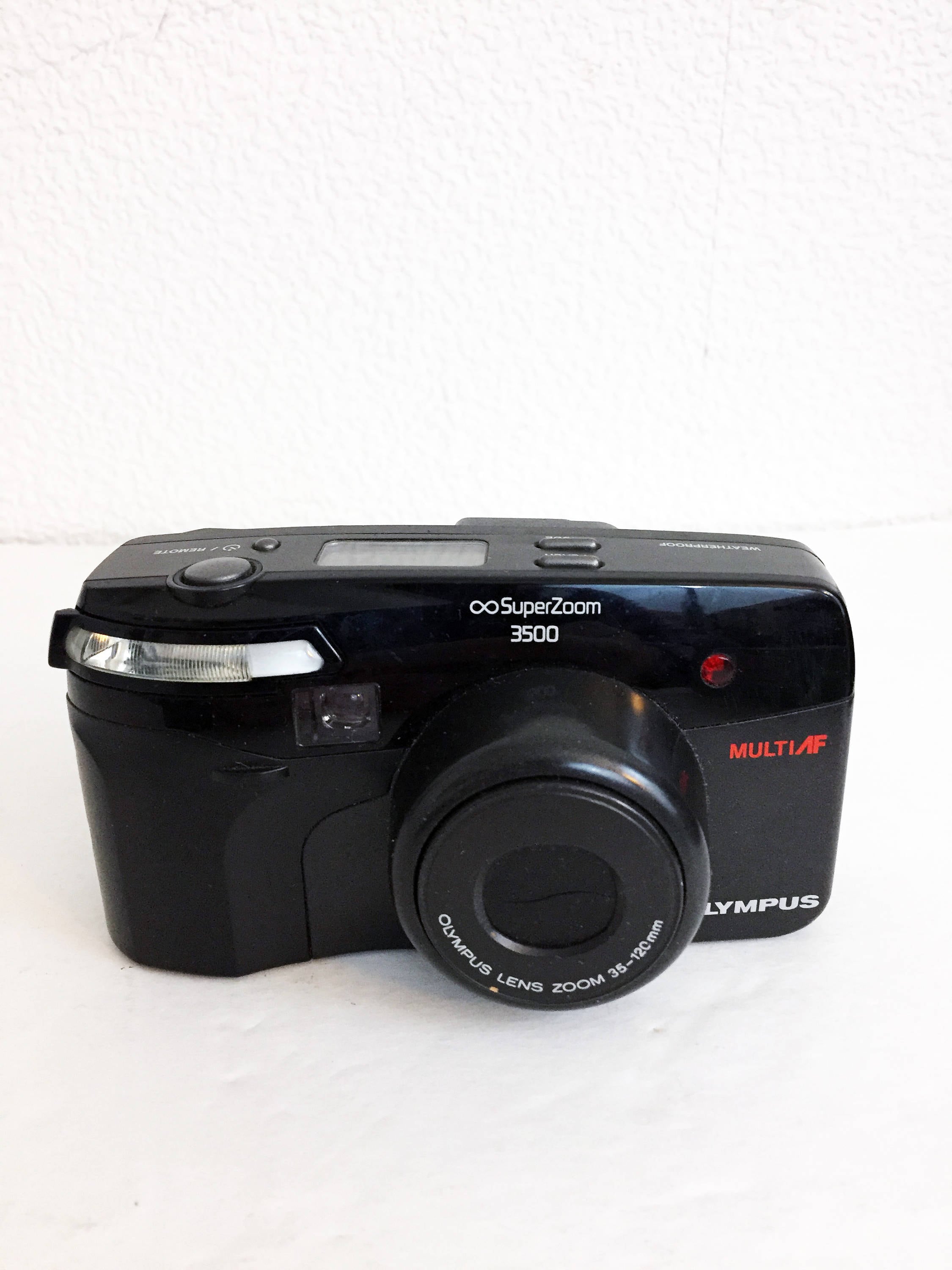 Vintage Olympus Super Zoom 3500 35mm Point and Click 35mm Film