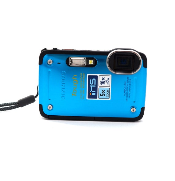 Vintage Waterproof Tough Olympus Stylus TG-620 12MP Blue