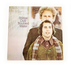 Vintage Original Simon Garfunkel Bridge Over Troubled Water Paul Simon LP with Liner 1970 Record Album Vinyl 9914 12&quot;