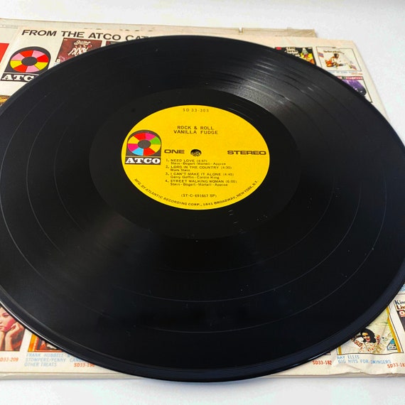 Vintage Original Vanilla Fudge Rock & Roll Vinyl Record LP