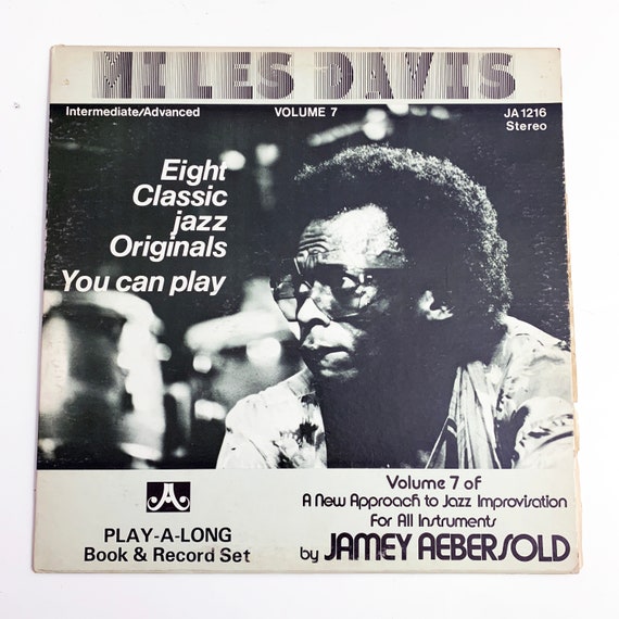 Vintage Miles Davis Volume 7 Play A Long LP Vinyl 12 Record Album