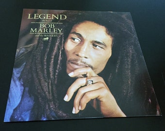 Vintage 1984 Legend The Best Of Bob Marley And The Wailers LP Vinyl Record LP Greatest Hits Reggae 12" Album