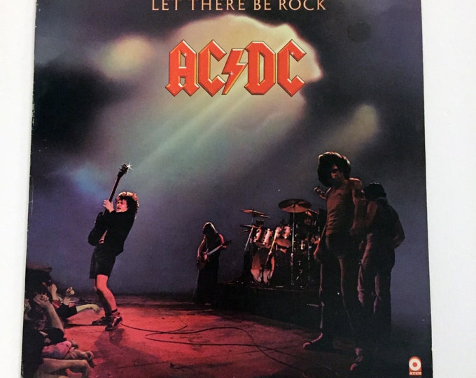 Original AC/DC Let There Be Rock Vinyl Record LP 1977 Album - Etsy