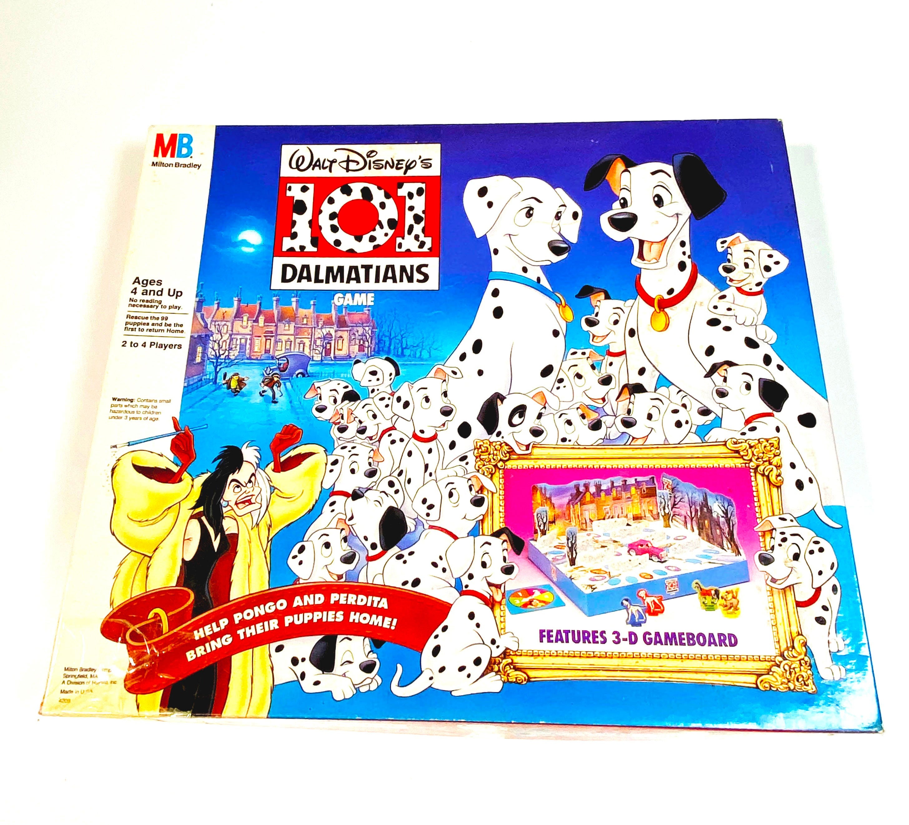 Vintage Disney 101 Dalmatians 3D Game Board Game 100% Complete