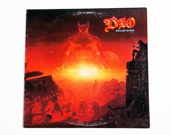 Vintage 1984 Dio The Last in Line Lp Album Vinyl Original Record 1980s Rock Heavy Metal 80s Ronnie James Dio Black Sabbath
