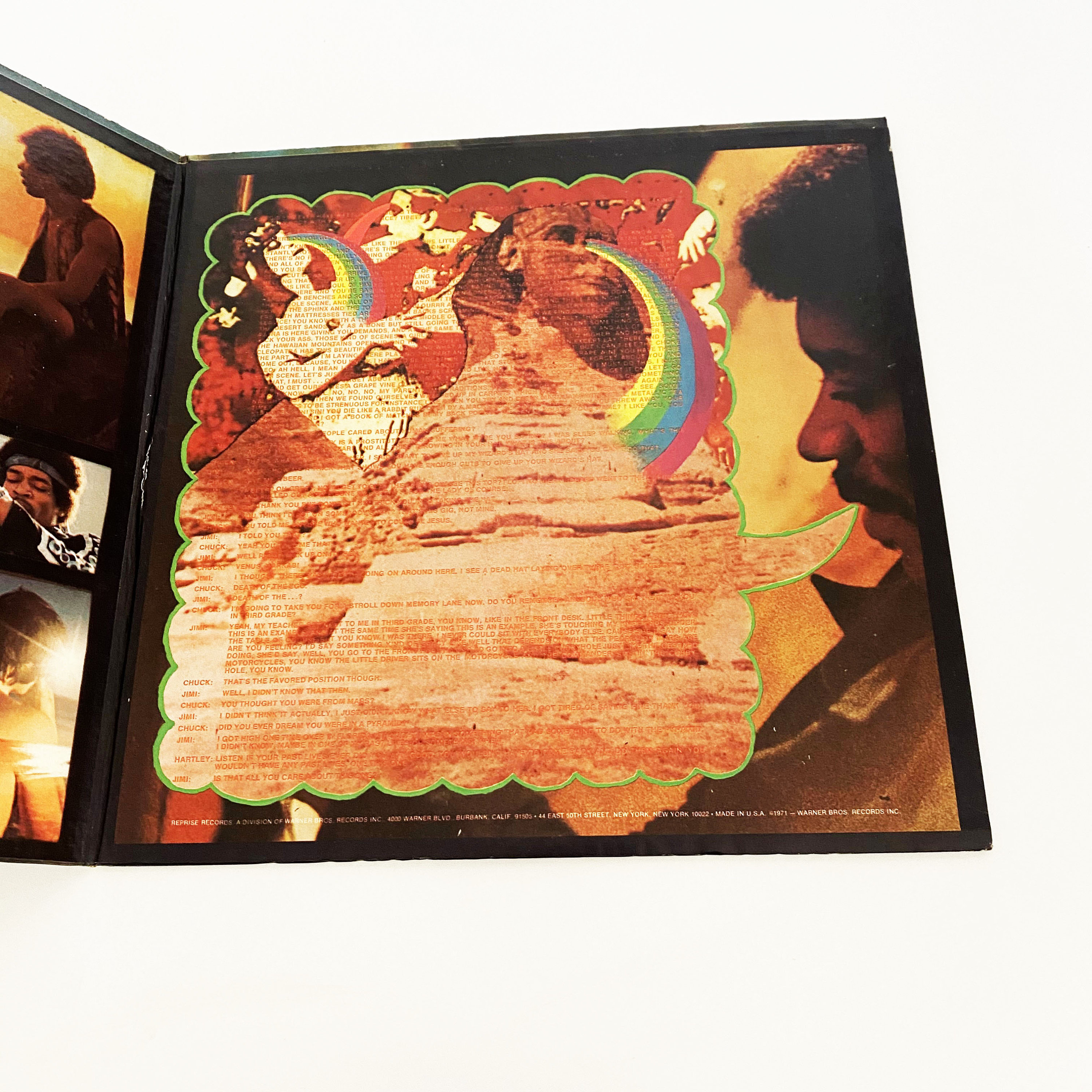 Vintage Jimi Hendrix Rainbow Bridge Soundtrack 12